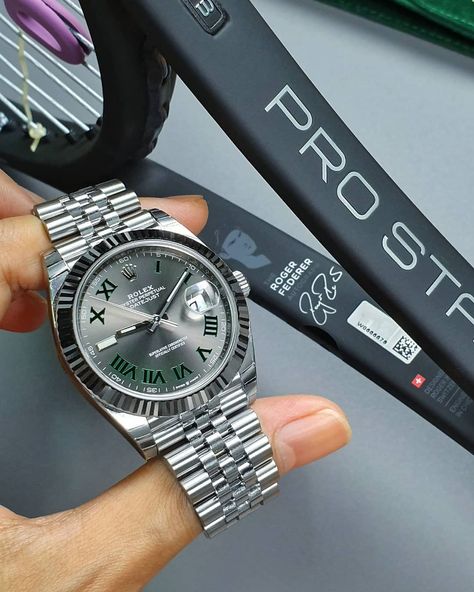 Rolex Wimbledon, Collection Ideas, Nice Jewelry, Telling Time, Wimbledon, Watch Collection, Breitling Watch, Luxury Watches, Style Ideas