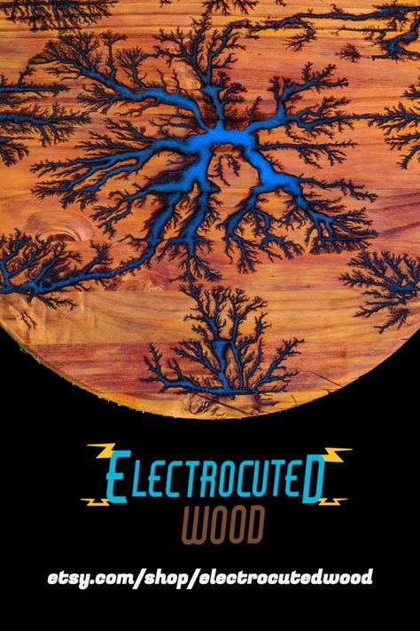 We make functional art! Our colorful electrocuted rounds can be used as tabletops. Ask us to make something custom for you! Shop etsy.com/shop/electrocutedwood #amber #rivers #coffeetable #endtable #artwork #lichtenberg #lightning #wood Custom Tables, Ear Art, Epoxy Resin Crafts, Diy Crafts For Home Decor, Functional Art, Custom Table, Texture Art, Wood Burning, Resin Crafts