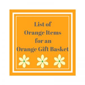 This list of orange items for an orange gift basket would be great for Clemson fans! I really hardly liked items that were orange until my daughter attended Orange Color Gift Basket Ideas, Orange Items For Gift Basket, Orange Gifts Ideas, Orange Care Package, Orange Gift Box Ideas, Orange Gift Ideas, Orange Gift Basket Ideas, Orange Themed Gift Basket, Color Themed Gift Baskets