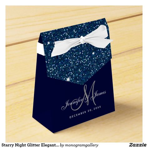 Starry Night Glitter Elegant Wedding Favor Box Galaxy Wedding, Starry Night Wedding, Wedding Favor Box, Winter Wedding Favors, Inexpensive Wedding Favors, Elegant Wedding Favors, Celestial Wedding, Best Wedding Favors, Wedding Favors Cheap