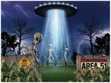 Amazon.com: Funnytree 7x5FT UFO Alien Backdrop Spaceship Halloween Birthday Party Supplies Banner Flying Saucer Scary Science Background Decor Favors Gifts Photobooth Props : Toys & Games Kids Banner, Alien Party, Adult Party Themes, Science Background, Halloween Birthday Party, Vinyl Backdrops, Birthday Halloween Party, Halloween Party Themes, Flying Saucer