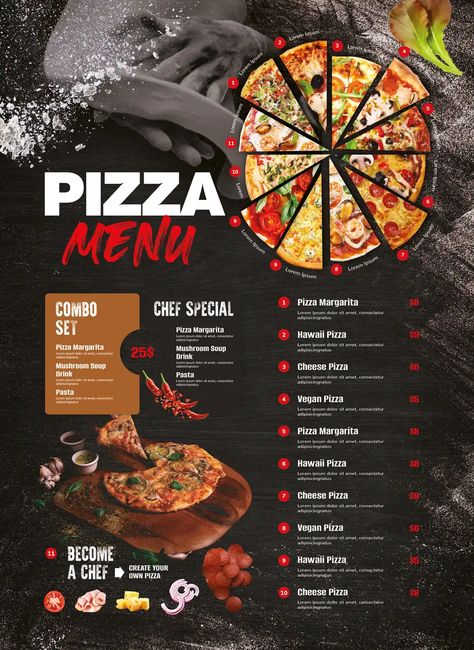 Check out the Free Pizza Menu Flyer Template for your next club and party event. FreePSDFlyer.com is the best resource full of amazing Free PSD Flyer Templates for Photoshop! Create amazing flyer, poster or social media designs with our free templates. Pizza Flyer Design, Burger Flyer, Pizza Menu Design, Pizza Flyer, Fast Food Pizza, Restaurant Flyers, Food Promotion, Restaurant Poster, Free Psd Flyer Templates