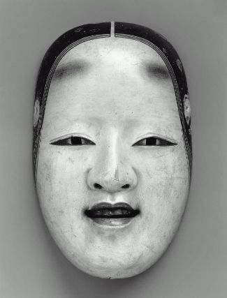 Nô mask of the Manbi type  能面　万媚  Japanese, Edo period, 18th century, Japanese cypress, MFA Japanese Noh Mask, Japanese Legs, Japanese Edo Period, Noh Mask, Japan Crafts, Japanese Mask, Museum Of Fine Arts Boston, Mask Tattoo, Asian Tattoos