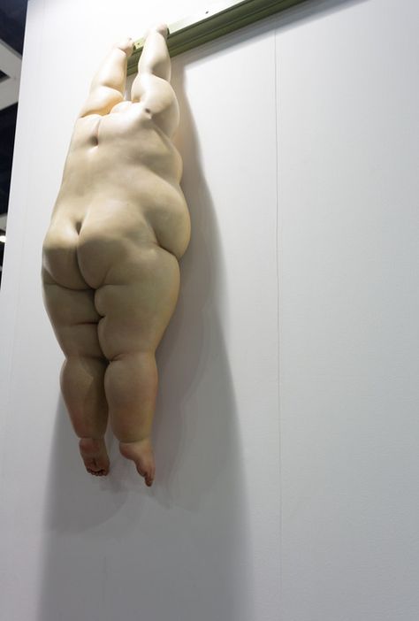 Mu Boyan (b. 1976, Jinan, Shandong Province in China) - Fatty series Sculptures: Color on Resin Sculpture Colorful, Art Basel Hong Kong, Sculpture Ideas, Resin Sculpture, Sculpture Metal, Pottery Sculpture, Realism Art, Very Funny Pictures, Art Basel