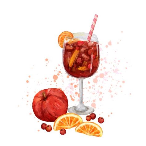 Party Cocktail Ideas, Christmas Cocktail Drinks, Cocktails Drawing, Pomegranate Cocktails, Sangria Cocktail, Christmas Cocktail Party, Cocktail Ideas, Cocktail Art, Fun Recipes