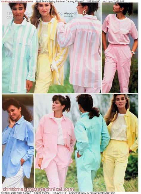 80s Girl Fashion, 1988 Fashion, 80’s Outfits, Early 90s Fashion, 80s Womens Fashion, 1980s Fashion Trends, 1980 Fashion, 80s And 90s Fashion, Christmas Catalogs