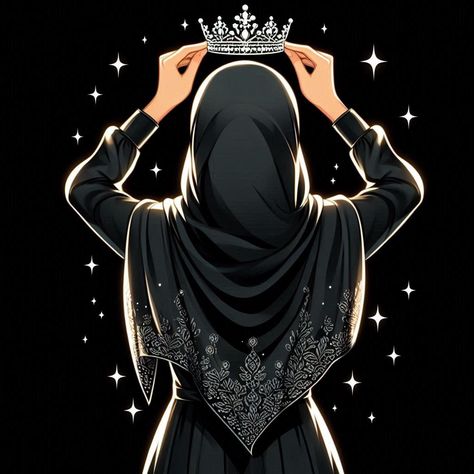 Cute Hijab Cartoon Wallpaper, Anime Dp, Anime Hijab, Muslim Images, Bunny Painting, Black Dresses Classy, Islamic Cartoon, Hijab Aesthetic, Cool Pencil Drawings