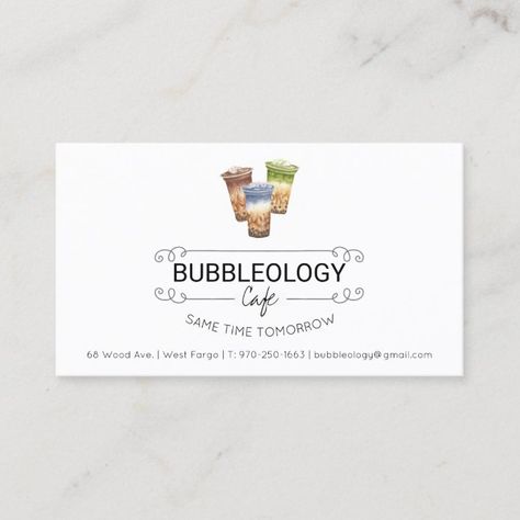 Loyalty Card Coffee, Tea Nook, Bubble Tea Menu, Loyalty Card Design, Loyalty Card Template, Restaurant Drinks, Restaurant Business Cards, Tea Restaurant, Bubble Tea Shop