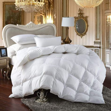 White Down Comforter, Feather Comforter, Grey Comforter, Kids Quilts, Down Comforters, Inspire Me Home Decor, Down Comforter, Bucket Lists, Duvet Bedding