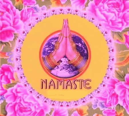 Namaste Gif, Peace Sketch, Namaste Hands, Pretty Illustration, Yoga Buddha, Beauty Soul, Little Buddha, Indie Grunge, Divine Light