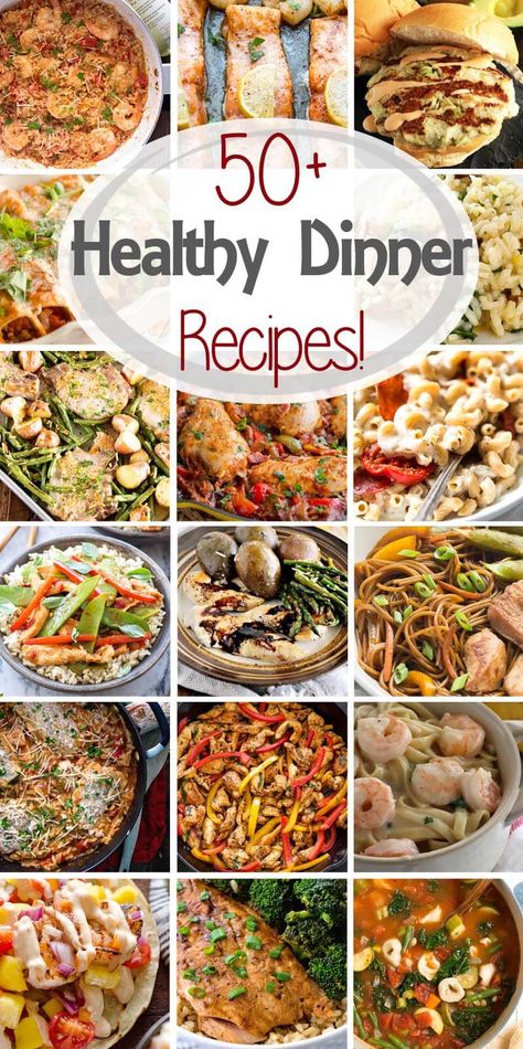 50+ Healthy Dinner Recipes in 30 Minutes or Less!! Perfect for Staying on Track with Eating Better! via @julieseats Easy Healthy 30 Minute Meals, Meals Vegan, Gerd Diet, Different Foods, Eating Better, Protein Meals, Alkaline Diet, Dash Diet, Quick Healthy