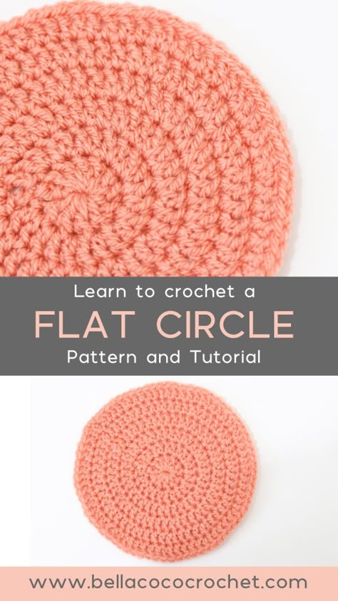 Crochet Circle Pattern, Crochet Flats, Crochet Circle, Crochet Placemat Patterns, Coaster Pattern, Crochet Placemats, Crochet Rug Patterns, Crochet Coaster Pattern, Crochet Coaster