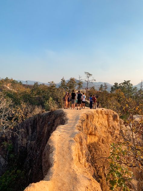 📌 Pai Canyon, Thailand Pai Canyon, Thailand Culture Aesthetic, Travel Aesthetic Thailand, Thailand Beaches Aesthetic, Thailand Mountains, Pai Thailand, Malaysia Resorts, Gap Year Travel, Backpacking Asia