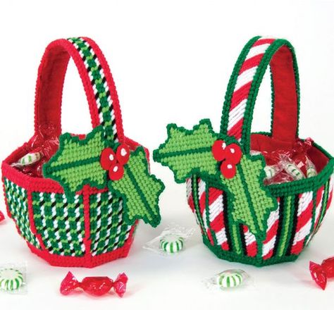 Mary Maxim - Holiday Baskets Plastic Canvas Kit - Plastic Canvas Kits - Plastic Canvas Plastic Canvas Patterns Christmas Free, Plastic Canvas Christmas Mary Maxim, Christmas Truck Plastic Canvas, Plastic Canvas Crafts Mary Maxim, New Grinch Plastic Canvas Patterns, Plastic Canvas Merry Grinchmas Sign, Plastic Canvas Crafts Christmas Mary Maxim, Christmas Plastic Canvas Patterns Free Holiday, Plastic Canvas Ornaments Mary Maxim