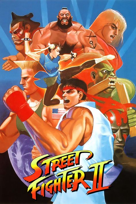 Retro Games Poster, Ryu Street Fighter, Super Street Fighter, Street Fighter 2, New Challenger, Street Fighter Ii, Retro Artwork, King Of Fighters, Video Game Characters