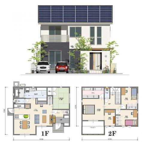 Modern Japanese House Floor Plan, Japanese House Layout, Japanese House Floor Plans, Japan House Design, Japanese Modern House, Japanese Apartment, Modern Floor Plans, Sims 4 House Building, Sims 4 House Design