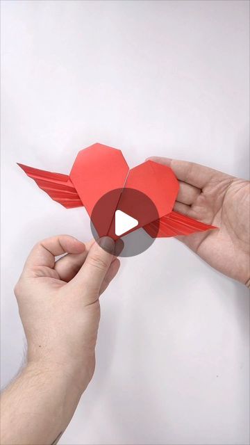 "Origami library" on YouTube on Instagram: "Paper HEART ❤️ #heart #paperheart #origamiheart #valentineday #valentines #valentine #papervalentine #papertutorial #hearts #origamilibrary" Origami Love, Origami Heart, 3d Origami, February 3, Paper Heart, Origami, Valentines Day, Valentines, On Instagram