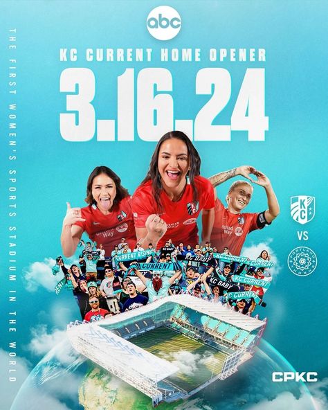 Kansas City Current, Sports Stadium, January 25, March 16, Kansas City, Sports Women, Kansas, The One, Abc