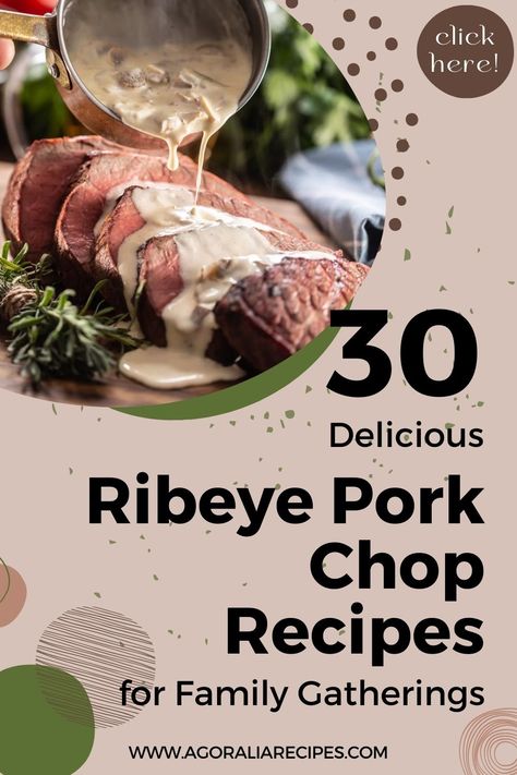 Dive into our ribeye pork chop steak recipe collection, offering a diverse range of cooking techniques such as roasting, baking, grilling, slow cooking, and even air frying. These recipes highlight the straightforward and hassle-free preparation of scrumptious ribeye pork chop dishes. Despite the perception of ribeye pork chops being pricey, our recipes make it an accessible treat for all your home celebrations. Explore the delightful Ribeye Pork Chop Recipes suitable for every festive occasion. Pork Ribeye Chops Boneless Recipes, Grilled Pork Ribeye Chops, Pork Rib Eye Steak Recipes, Boneless Ribeye Chops Recipes, Ribeye Chops Recipe, Ribeye Pork Chops Recipes Boneless, Pork Ribeye Chops, Ribeye Pork Chops, Ribeye Chops Recipe Boneless