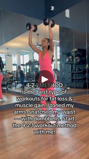 60K views · 625 reactions | 4-2-1 workout method is my fav way to train to see actual gains, and over 8,000 people are seeing results with me!! try for yourself 🖇️ in b!0 #421workoutmethod #dumbbellonlyworkoutforwomen #snatchyourwaistwithme #burnfatworkouts #dropfatbuildmuscle #fatlossworkoutsforwomen #fatlossworkoutplans #fatlossforladies | Dr. Robin B | Dr. Robin B · Original audio 421 Workout, 421 Workout Method, 4 2 1 Workout Method, Dumbbell Only Workout, Build Muscle, Fat Burning, Fat Loss, Workout Videos, Get Fit