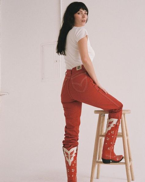 LYKKE WULLF on Instagram: "🌹Tomorrow we are opening up pre-order for the restock of Cowgirl Jeans in Freya Denim❣️🗓 Mark your calendars, we know they are going to go FAST. 💋🌹 xo #lykkewullf" Lykke Wullf, Cowboy Boots Style, Cowgirl Jeans, Boots Style, October 19, Open Up, Cowboy Boots, Pre Order, Cowboy