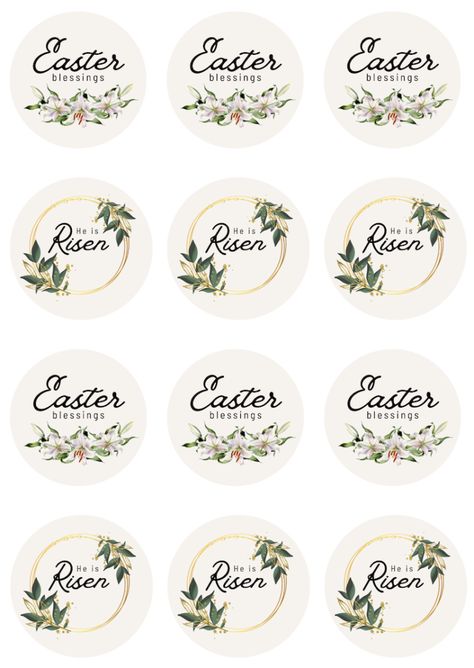 He Is Risen Gift Tags Free Printable, He Is Risen Tags Free Printable, Christian Easter Gift Tags Printable Free, Easter Gift Tags Printable Free, Easter Brunch Favors, Easter Favors For Adults, Easter Printable Tags, Easter Tags Free Printable, Gift Tags Free Printable