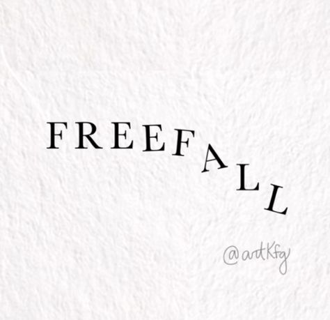 Its Called Freefall Rks Tattoo, It’s Called Freefall Tattoo, Free Falling Tattoo, Freefall Tattoo Rks, Its Called Freefall Tattoo, Free Fall Tattoo, Song Inspired Tattoos, Freefall Tattoo, Tattoo Falling