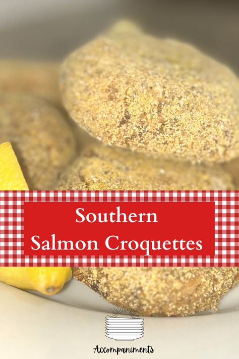 Salmon Croquettes Recipe Canned, Southern Salmon Croquettes, What To Serve With Salmon, Salmon Croquettes Recipe, Smothered Potatoes, Fried Veggies, Cajun Salmon, Cod Fish Recipes, Croquettes Recipe