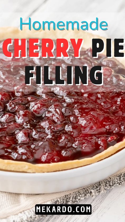 Cherry Pie Filling Recipes Easy, Fresh Cherry Pie Recipe, Homemade Cherry Pie Filling, Creative Pie Crust, Fresh Cherry Pie, Homemade Cherry Pie, Cherry Pie Filling Recipes, Homemade Cherry Pies, Cherry Pie Recipe