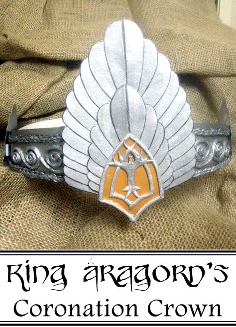 Diy Elvish Crown, Crown Of Gondor, Lord Of The Rings Diy Crafts, Lord Of The Rings Crafts Diy, Aragorn Crown, Diy Lord Of The Rings, Lord Of The Rings Decorations, Medieval Coronet Diy, Lord Of The Rings Crafts