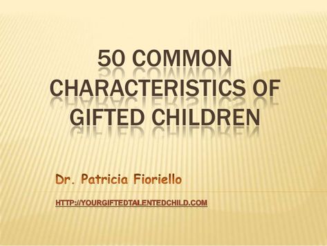 I mostly like this.  Some of it I disagree with with, so I want to add information to my presentation if I use this. Gifted Children Characteristics, Gifted Kid Burnout, Gifted Learners, Student Teaching Gifts, Twice Exceptional, Gifted Students, Gifted Children, Gifted Education, Perfectionism