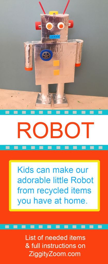 Robot Project Ideas, Recycle Robot, Robot Project, Cardboard Robot, Build A Robot, Robot Craft, Recycled Robot, Diy Arduino, Robot Theme