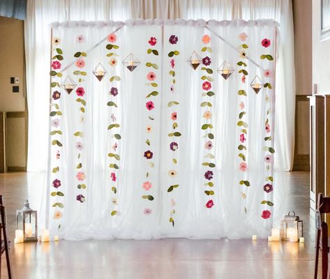 Pretty Photo Booth Backdrop, Whimsical Photo Backdrop, Whimsical Wedding Photo Backdrop, Wild Flower Photo Backdrop, Hanging Wildflower Backdrop, Baby Boy Background, Vintage Backdrop, Summer Reception, Dollar Tree Wedding