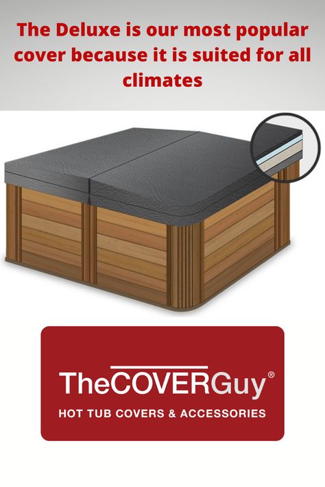 The Cover Guy is one of the original online Hot Tub Cover stores in North America! We’ve been Providing custom quality Hot tub Covers and Hot Tub Cover Lifters to go with them at a great price and with great service since 2004. Along with hot tub covers or spa covers and lifters The Cover Guy also provides all hot tub filters, chemicals and accessories for hot tubs and spas. Follow us for hot tub ideas, pool and hot tub designs and more. Hot Tub Covers, Custom Hot Tubs, Tub Cover, Hot Tub Cover, Spa Hot Tubs, Cool Suits, Easy Steps, Outdoor Storage Box, Hot Tub