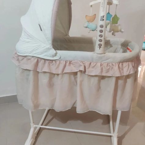 🌸 *GIGGLES Premium Imported From UAE Bassinet | Rocker | Cradle* 🍼 Details: *Color:* Baby Pink 🎀 *Age Range:* 0-2 years 👶 *Brand:* Giggles 🌟 *Purchased:* May 2023 📅 *Condition:* Hardly used, as good as new, no defects ✨ *Features:* ⚡ Vibration function 🎵 Music feature 💡 Built-in light 🔋 Battery operated 🌀 Rotating toys 🧺 Full cloth material can be taken out for washing 🛏️ Very soft bed for baby (2 layers of bed) This bassinet | rocker | cradle combination from GIGGLES offers various feat... Rotating Toys, Bed For Baby, Bassinet Rocker, Soft Bed, Baby 2, May 2023, Cloth Material, Baby Bed, Battery Operated