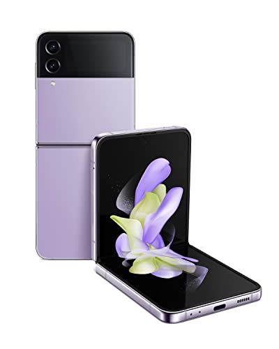 Limited-time deal: SAMSUNG Galaxy Z Flip 4 Cell Phone, Factory Unlocked Android Smartphone, 128GB, Flex Mode, Hands Free Camera, Compact, Foldable Design, Informative Cover Screen, US Version, 2022, Bora Purple Bora Purple, Samsung Flip, Samsung Z Flip, Galaxy Z Flip 4, Z Flip 4, Motorola Razr, Unlocked Phones, Discover Card, Samsung Device