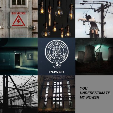 Hunger Games aesthetics by Nastia Vogneserd/Melody Midway District One Hunger Games, District 3 Aesthetic Hunger Games, District 5 Aesthetic Hunger Games, District 5 Aesthetic, District 5 Hunger Games, Rue Hunger Games, Hunger Games Arena, Dystopian Movies, Hunger Games Districts