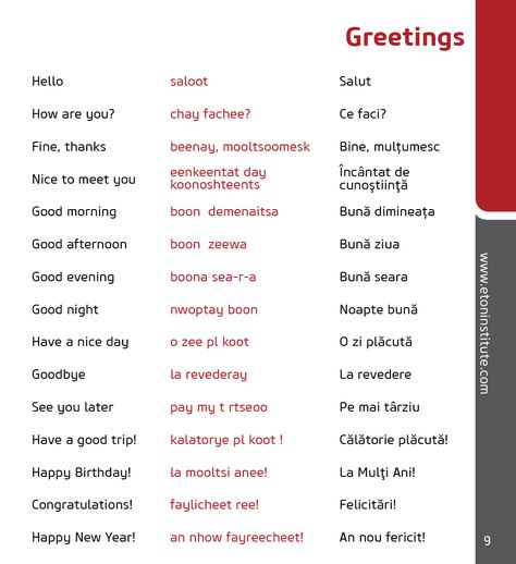 Learn how to greet in the Romanian language! Tip: Use the transliteration (in red) to perfect your pronunciation. Greek Phrases, Greek Language Learning, Learn Brazilian Portuguese, Portuguese Lessons, Language Classes, Learn Greek, Brazilian Portuguese, Learn Portuguese, Learning Tips