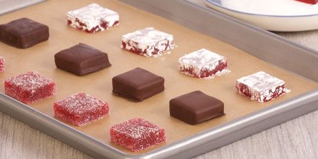 Chocolate-Covered Raspberry Jellies Raspberry Jelly Recipe, Jelly Candy Recipe, Anna Olson, Food Network Canada, Chocolate Fudge Cake, Fudge Cake, Jelly Recipes, Chocolate Coating, Chocolate Treats