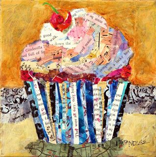 Food Collage, Newspaper Collage, Newspaper Art, 6th Grade Art, Food Artists, Christmas Collage, Collage Art Projects, Mixed Media Crafts, Paper Collage Art