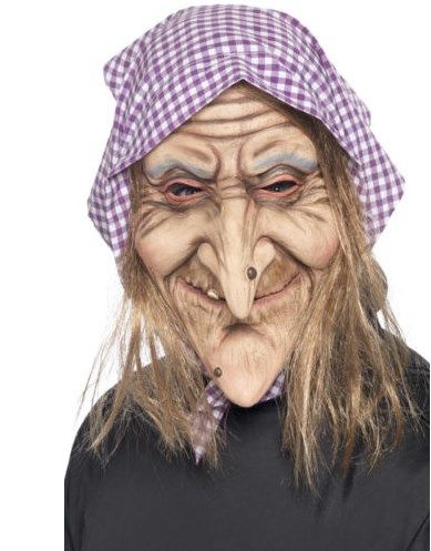 Scary Grandma Halloween Costume Witch Mask, Old Witch, Mascaras Halloween, Halloween Fest, Halloween Costume Mask, Horror Masks, Witch Face, Witch Dress, Fancy Dress Accessories