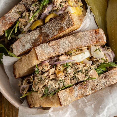 Mediterranean Tuna Salad with Egg - Cherry on my Sundae Tuna Salad With Egg, Salad With Egg, I Lost 100 Pounds, Mediterranean Tuna, Mediterranean Tuna Salad, Classic Tuna Salad, Tuna Salad Sandwich, Healthy Food Habits, Tuna Sandwich