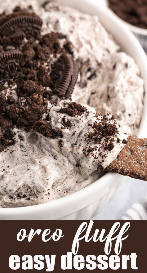 Oreo Fluff Dessert, Cream Cheese Pudding, Crushed Oreo, Cool Whip Desserts, Jello Salads, Cheese Pudding, Oreo Fluff, Oreo Desserts, Oreo Dessert Recipes