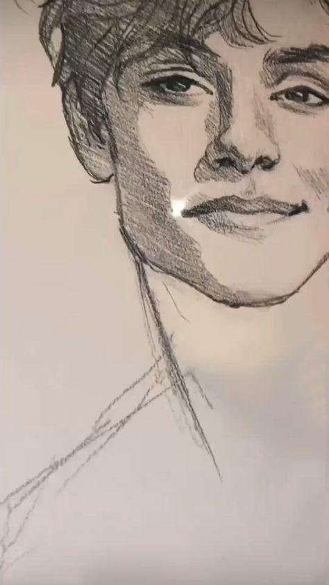 Drawing Of Guy, Male Face Drawing, Easy Pictures, Art Tut, Face Art Drawing, رسم كاريكاتير, Pen Art Work, The Major Arcana, Realistic Sketch