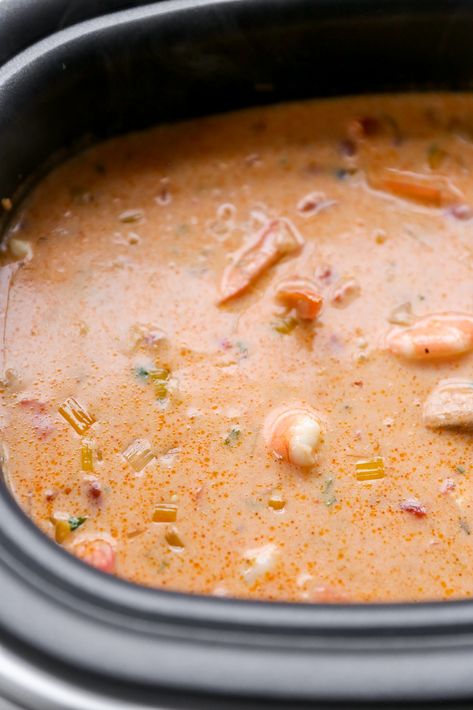 Crockpot Bisque Recipes, Slow Cooker Shrimp Soup, Crockpot Crab Bisque, Crab And Shrimp Seafood Bisque Crockpot, Crab Bisque Recipe Crockpot, Seafood Bisque Crockpot, Slow Cooker Shrimp Recipes, Crockpot Seafood Recipes, Shrimp Bisque Soup