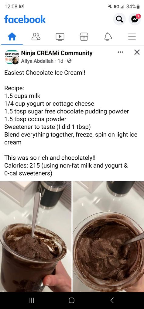 Ice Cream Maker Recipes Healthy, Kitchen Aid Ice Cream, Ninja Creamy, Ninja Ice Cream Recipe, Protein Ice Cream Recipe, Healthy Ice Cream Recipes, Creami Recipes, Ice Cream Maker Recipes, Ninja Recipes