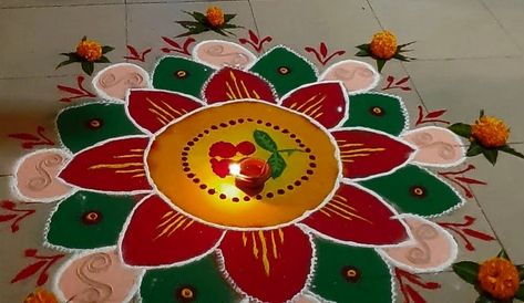 #Rangoli designs #diwali Rangoli Designs Diwali, Rangoli Designs, Diwali, Quick Saves, Design