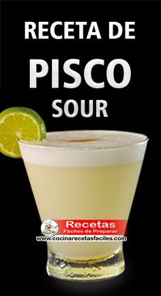 Pisco Sour Receta, Pisco Sour, Ginger Syrup, Tres Leches, Pisco, Party Drinks, Mojito, Hulk, Lemon