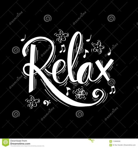 Relax word lettering. stock vector. Illustration of icon - 115660636 Relax Word, Word Lettering, T Shirt Print Design, Icon Inspiration, T-shirt Print Design, Lettering Art, Shirt Print Design, Mom Day, Letter Art