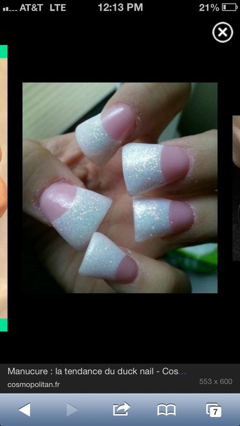 Flair Nails, Flare Acrylic Nails, Nails Pink And White, Jersey Nails, Pink Nail Inspo, Pink And White Nails, Flare Nails, Fan Nails, Wide Nails